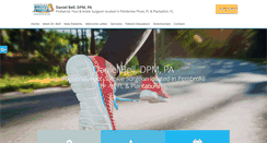 Desktop Screenshot of drbellfootankle.com